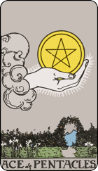 Át Tiền — Ace of Pentacles