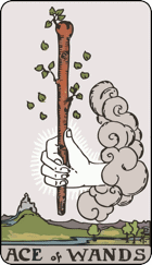 Lá Át Gậy (Ace of Wands)