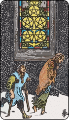 Năm Tiền — Five of Pentacles