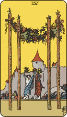 Bốn Gậy — Four of Wands