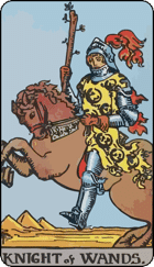 Hiệp Sĩ Gậy — Knight of Wands
