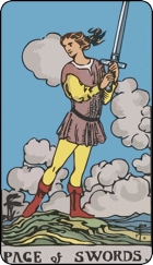 Lính Kiếm — Page of Swords