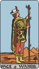 Lính Gậy — Page of Wands