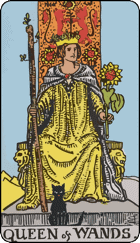 Nữ Hoàng Gậy — Queen of Wands