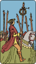 Sáu Gậy — Six of Wands