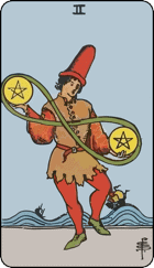 Hai Tiền — Two of Pentacles