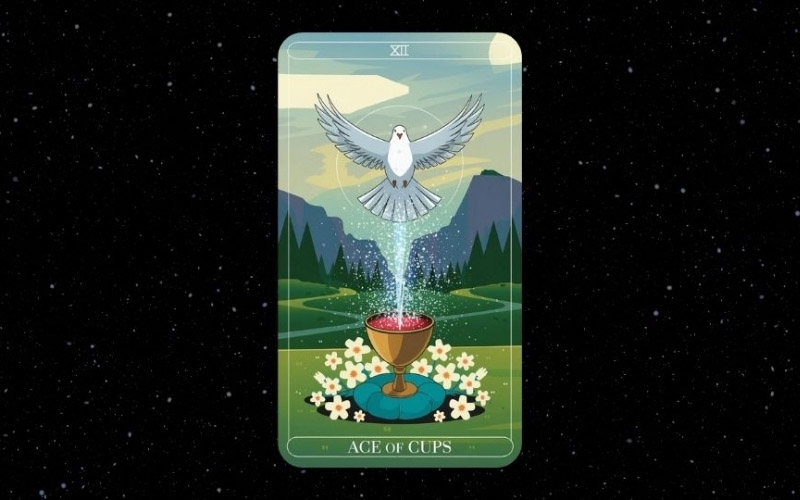 Sự kết hợp của Ace of Cups với các lá bài khác