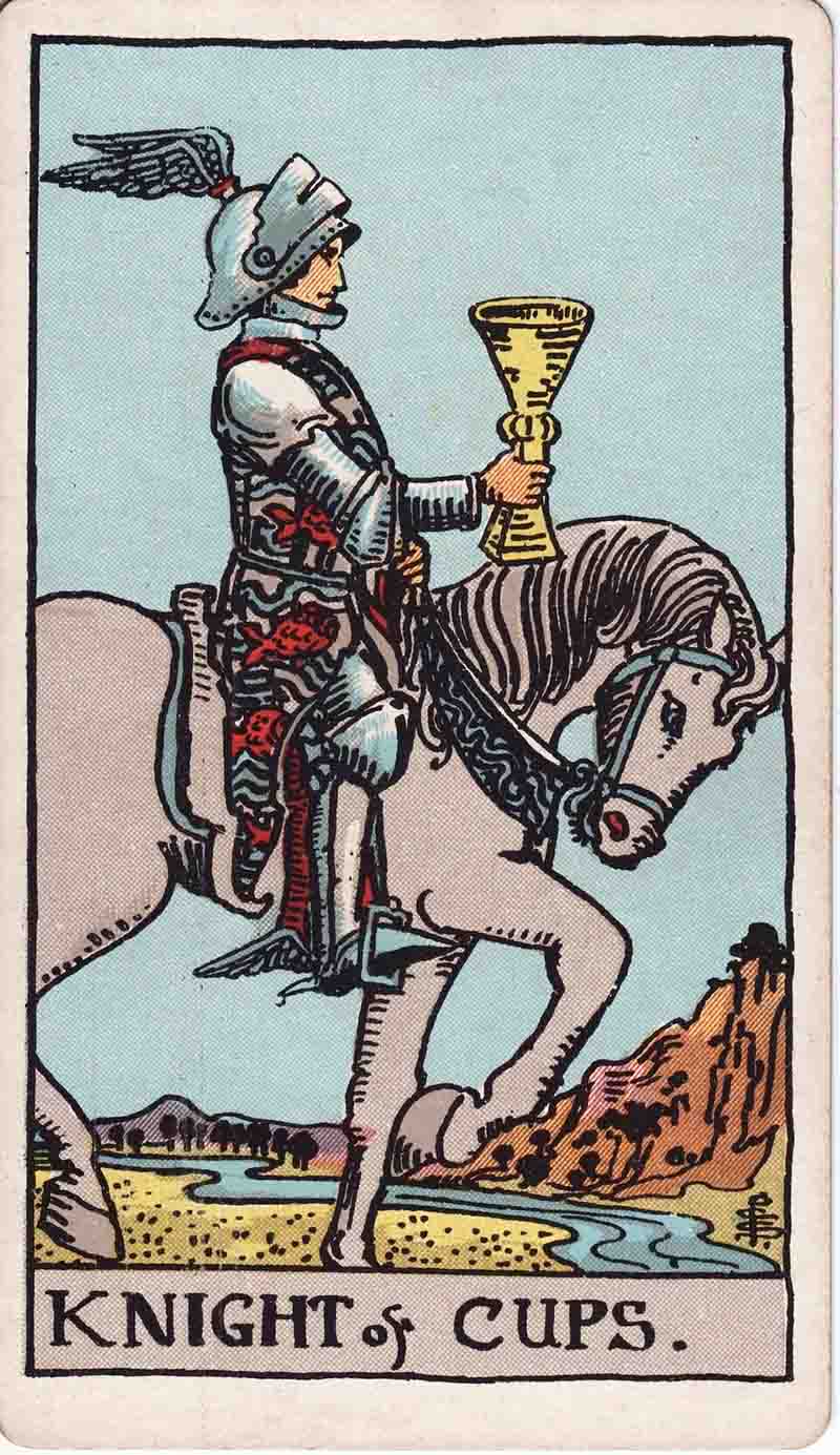Giải mã cấu trúc biểu tượng trên lá Knight Of Cups