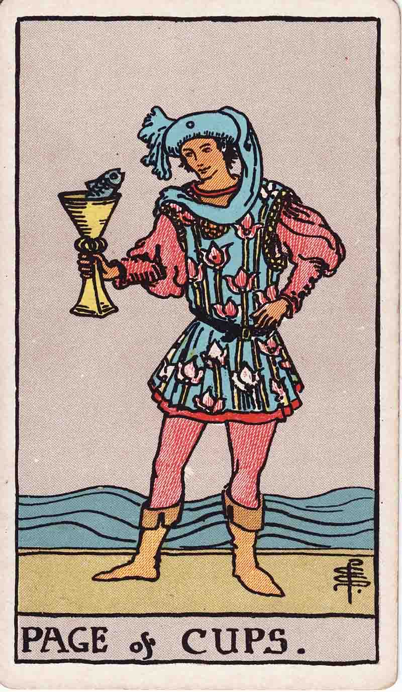 Page Of Cups là gì? Mô tả lá bài Page Of Cups