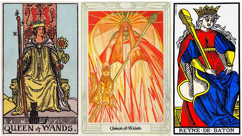 Giải mã ý nghĩa Queen of Wands xuôi chi tiết
