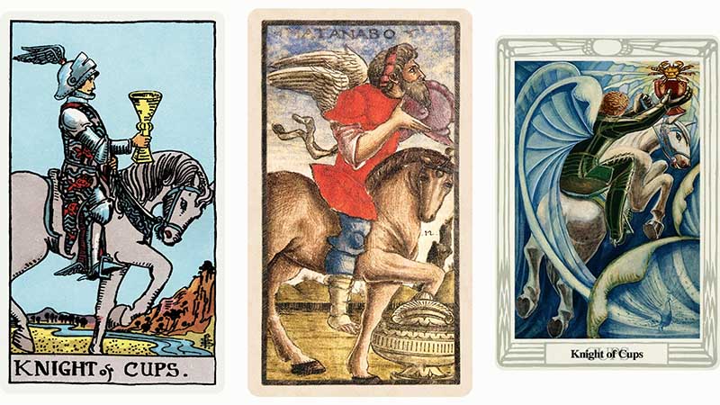 Ý nghĩa lá Knight Of Cups xuôi